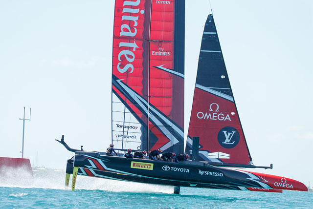 America's Cup AC50 Race Yacht